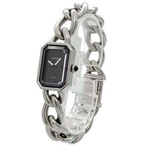 CHANEL Premiere XL Size H0452 Quartz Black Dial Ladies Watch 90230798